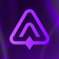 Adalink logo with purple triangular icon